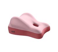 F Fityle Almohada de elevación de la pierna cara hacia abajo de la almohada con cremallera de la memoria múltiples espuma de memoria elegante del cuello, Rosa