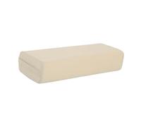 F Fityle Almohada de Rectangular con Funda extraíble y Lavable, con asa de Transporte, Ideal para meditación restaurativo, Beige Blanco