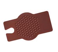 F Fityle Almohadilla antideslizante de silicona Erhu, alfombrilla silenciadora, práctica Erhu, cojín Erhu portátil suave y ligero para instrumentos nacionales, CAFÉ