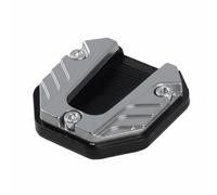 F Fityle Almohadilla Soporte para Motocicleta Placa de Apoyo Universal Diseño con Textura para Mayor Estabilidad Resistente al Desgaste Adecuada para Motos Eléctricas Viajes y Trayectos Largos, Plata