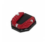 F Fityle Almohadilla Soporte para Motocicleta Placa de Apoyo Universal Diseño con Textura para Mayor Estabilidad Resistente al Desgaste Adecuada para Motos Eléctricas Viajes y Trayectos Largos, Rojo