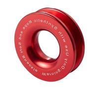F Fityle Anillo de de 1/2" y 7/16", grillete blando, resistente, fácil de usar, accesorio para cabrestante de alta resistencia, aleación de, Rojo