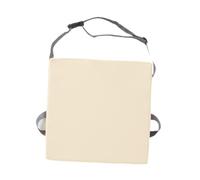 F Fityle Asiento Elevador para Bebés, Cojín para Bebés, de Viaje, Antideslizante, de Cuero Sintético para Mesa de Comedor, Elevador de Altura Ajustable para Si, Blanco, Individual
