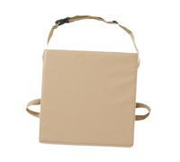 F Fityle Asiento Elevador para Bebés, Cojín para Bebés, de Viaje, Antideslizante, de Cuero Sintético para Mesa de Comedor, Elevador de Altura Ajustable para Si, Caqui, Individual