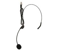 F Fityle Auriculares/Micrófono Estéreo con Diadema para Amplificador Megáfonos para Portátiles, Negro 4 Pin