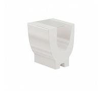F Fityle Auxiliar Mesa Lateral Mesa de Noche Taburete Plegable de Papel Cerámico con Textura y Cuerpo Acordeón Fácil de Almacenar Adecuada para Sala Dormitorio, L, Cerámica Blanca Bd1