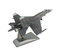 F Fityle Avión de SU-35 a Escala 1/100 con Soporte de exhibición, Juguete para niños, Modelo de avión Fundido a presión, Modelo de de aleación para
