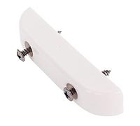 F Fityle Bajo de Guitarra Blanca de 1 Pieza