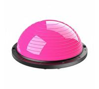 F Fityle Balón de Entrenamiento de Equilibrio para Rutinas Musculares Completas Media Esfera Inflable con Superficie Adherente y, Rosa, Rosa, Profesional Liso