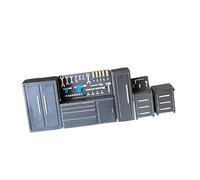 F Fityle Banco de Trabajo de Garaje a Escala 1/64, Realista, Resistente, para Bricolaje, microescena, decoración, Pintado a Mano, Creativo, Ligero, Herramienta, Conjunto de Taller