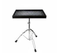 F Fityle Bandeja de Percusión Soporte Organizador de Instrumentos Musicales Accesorios Reforzada Adecuada para Ensayos Presentaciones Prácticas Musicales Escenarios, Estilo Completamente Cerrado