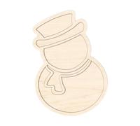 F Fityle Bandeja Sensorial de Madera - Tablero de Actividades para Fomentar La Motricidad Fina - Juguete - Juguete Sensorial para Niños, Niñas Y Niños - Regalo, Muñeco de Nieve