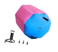 F Fityle Barril de Gimnasia Inflable con Bomba Manual para Fortalecer y flexibilidad. Ligero, Profesional y Multiusos, 0.6 X 0.8 M