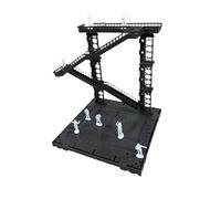 F Fityle Base de Batalla de Garaje, exhibición de Figuras de acción, Almacenamiento de Accesorios, Base de Diorama para Figuras, Robots, 15 x 15 x 17 cm, Style E