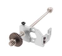 F Fityle Base de Montaje para Motor de Coche RC 1/28, Piezas de Repuesto, fácil Montaje, Eje de transmisión Central, Engranaje del Motor para 284131, 284010, Plata