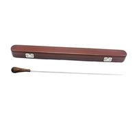 F Fityle Bastón de música para Conductor, estuche de madera, uso ligero y versátil, agarre cómodo, piezas musicales profesionales, bastón de orquesta musical