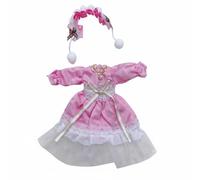 F Fityle Bjd Vestido Muñeca Traje Disfraz Accesorio Vestuario con Diseño Encantador y Detalles Delicados Adecuado para Juego Creativo Colección Decoración , S-8