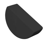 F Fityle Bloque de semicircular, Bloque de Equilibrio en Forma de, ladrillo de Ejercicio Antideslizante, Accesorio para Deportes de Interior, Negro