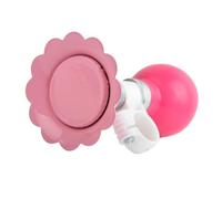 F Fityle Bocina de Bicicleta para niños, bocina de compresión, Accesorios para Bicicleta, Trompeta de Sonido Fuerte y nítido, portátil para Manillar de 22 mm, Rosa