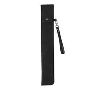 F Fityle Bolsa de almacenamiento para baquetas, funda organizadora para baquetas, estuche de transporte para mazos de batería, para viajes en solitario, Negro