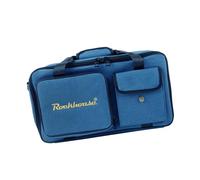 F Fityle Bolsa de almacenamiento para pedaleras de efectos de guitarra, estuche de transporte para pedaleras de guitarra, bolso de mano profesional para de, Azul, L