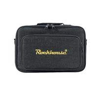 F Fityle Bolsa de almacenamiento para pedaleras de efectos de guitarra, estuche de transporte para pedaleras de guitarra, bolso de mano profesional para de, Negro, S