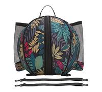 F Fityle Bolsa de Baloncesto Universal, Mochila de Almacenamiento, Correa de Hombro Ajustable, balón de fútbol para fútbol, Baloncesto, Voleibol, Entrenamiento, Hoja