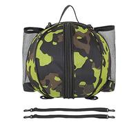 F Fityle Bolsa de Baloncesto Universal, Mochila de Almacenamiento, Correa de Hombro Ajustable, balón de fútbol para fútbol, Baloncesto, Voleibol, Entrenamiento, Verde Claro