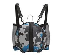 F Fityle Bolsa de Baloncesto Universal, Mochila de Almacenamiento, Correa de Hombro Ajustable, balón de fútbol para fútbol, Baloncesto, Voleibol, Entrenamiento, Azul