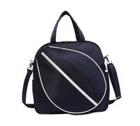 F Fityle Bolsa de Mano para Tenis, Bolsa para Raqueta de Tenis, Grande, Multiusos para Mujer, Bandolera de Tenis con Correa para el Hombro, Bolsa de Bádminton, Azul Oscuro