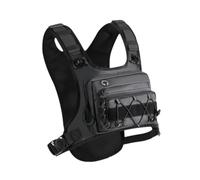 F Fityle Bolsa de Pecho para Exteriores, Bolsa utilitaria, Impermeable, con Correa Ajustable, para Correr, Deportes, Viajes, Entrenamiento.