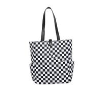 F Fityle Bolsa de Pickleball, Bolsa de Tenis, Mochila de bádminton con Bolsillos, Bolso de Mano, para Raquetas de Tenis para bádminton y Fitness para Adultos, Blanco Negro