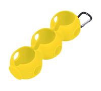 F Fityle Bolsa de Regalo Ligera con Gancho para Pelotas de Golf, Ideal para Practicar, Hacer Ejercicio y competir, Amarillo