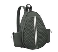 F Fityle Bolsa de Tenis, Bolsa para Raquetas de Pickleball, Tenis y bádminton, Resistente al Agua, Elegante Mochila Acolchada Tipo, Verde