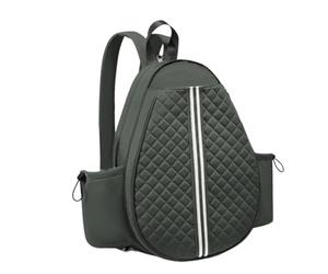 F Fityle Bolsa de Tenis, Bolsa para Raquetas de Pickleball, Tenis y bádminton, Resistente al Agua, Elegante Mochila Acolchada Tipo, Verde