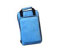 F Fityle Bolsa para baquetas, portátil, con, de tela Oxford de gran capacidad, resistente al agua, para principiantes, Azul Claro