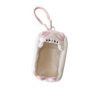 F Fityle Bolsa Transparente para exhibir Figuras con Llavero, Vitrina para Regalo de muñecas para Figuras de acción