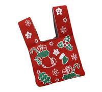 F Fityle Bolso de Mano con Nudo en la muñeca, Moderno Bolso de Mano navideño para Viajes, Recuerdos de Fiesta
