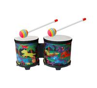 F Fityle Bongo Drum Set para adultos niños principiantes profesionales, instrumentos de percusión sintonizables de 5 y 6 pulgadas, animal