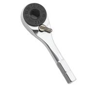 F Fityle Cabezal de llave de trinquete hexagonal, llave de doble dirección, agarre antideslizante, herramienta de mantenimiento multiusos profesional, mini