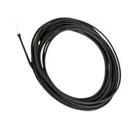 F Fityle Cable de guitarra eléctrica y bajo recubierto de tela, cable de guitarra Pushback, de acústica, cableado profesional de 10 pies para selector, Negro