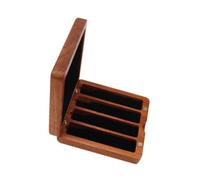 F Fityle Caja de almacenamiento de cajas de aclaras de saxofón de saxofón de saxofons resistentes cajas de madera resistentes al desgaste para el concierto al