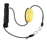 F Fityle Calcetín de Deriva con Ancla Marina y arnés, compacta para navegación, Kit de Flotador de Ancla para Canoa, Pesca y veleros, Cuerda Negra, Bola de Boya