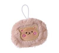 F Fityle Calentador de Manos de Invierno, Llavero, Juguete de Peluche, Paquete de calefacción de Invierno, Bolsa de Almacenamiento, Colgantes Colgantes, Osa