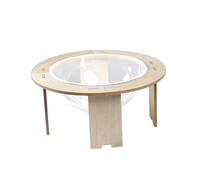F Fityle Cama para Gatos con cápsula, Nido para Gatitos, Centro de Actividades Elevado, Cama para Dormir para Gatos fácil de Limpiar, Cama pequeña, 49 X 35 X 20 Cm