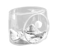 F Fityle Cama para Gatos Space Capsule, Gato de Peluche, Pelota Estable, Cama para Gatos Transparente Universal para, Nido para Gatos, Cuadrado