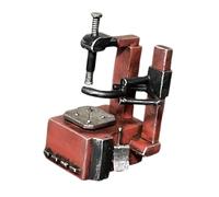 F Fityle Cambiador de neumáticos en Miniatura a Escala 1/64, Realista, Resistente, Pintado, Creativo, pequeño Modelo, Accesorios de Escena, Diorama, Coche, Retro Rojo