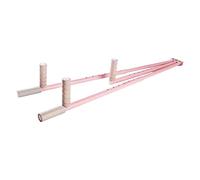 F Fityle Camilla de pierna Cómoda de acero inoxidable Ejercicio en el hogar Tensión Pierna dividida Extensión de pierna Máquina dividida para gimnasia Yoga, Rosado