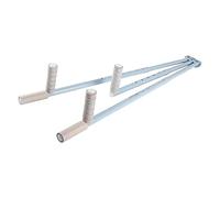 F Fityle Camilla de pierna Cómoda de acero inoxidable Ejercicio en el hogar Tensión Pierna dividida Extensión de pierna Máquina dividida para gimnasia Yoga, Azul