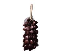 F Fityle Campana de mano con forma de cáscara de nuez, carillones de viento de mano, carillones de viento de acompañamiento, percusión, campana de mano, Altura 35cm